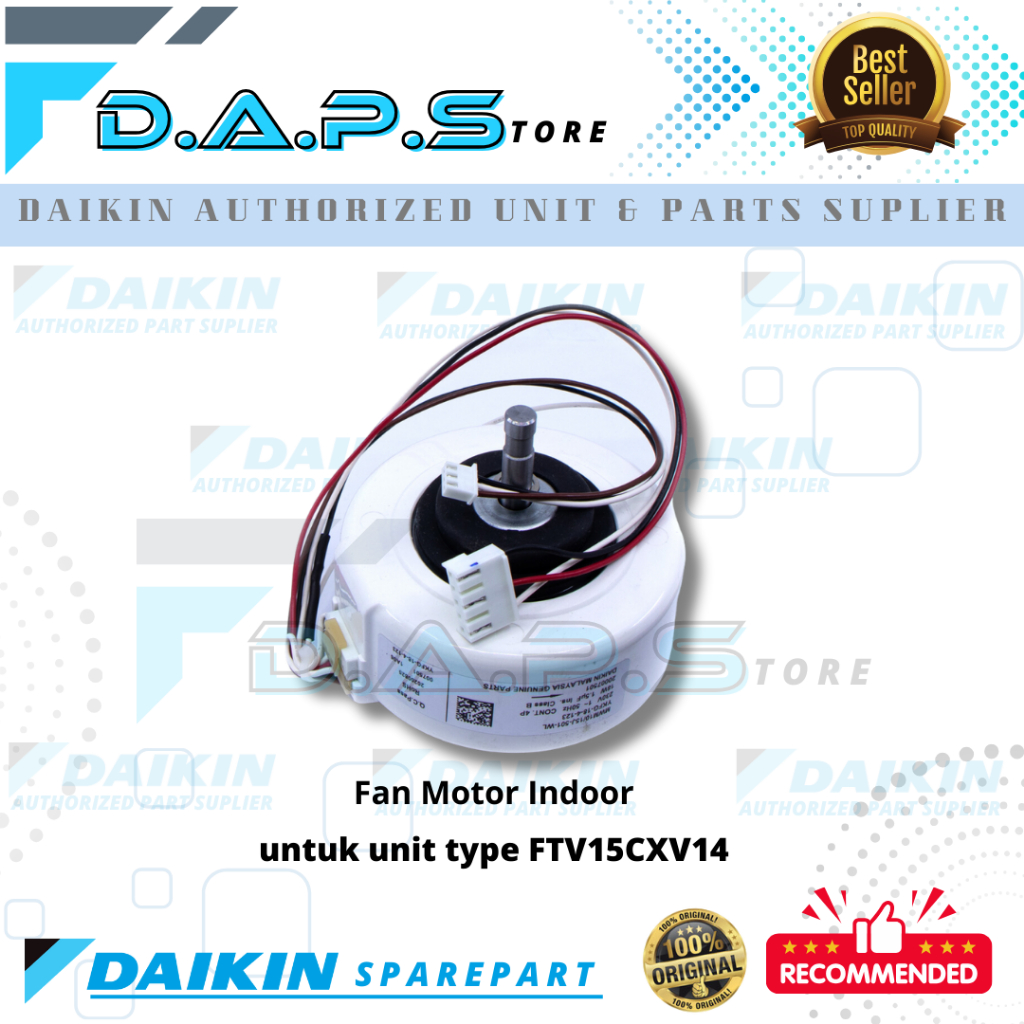 Motor Fan - Fan Motor Indoor AC DAIKIN Malaysia 1/2 PK FTV15CXV14