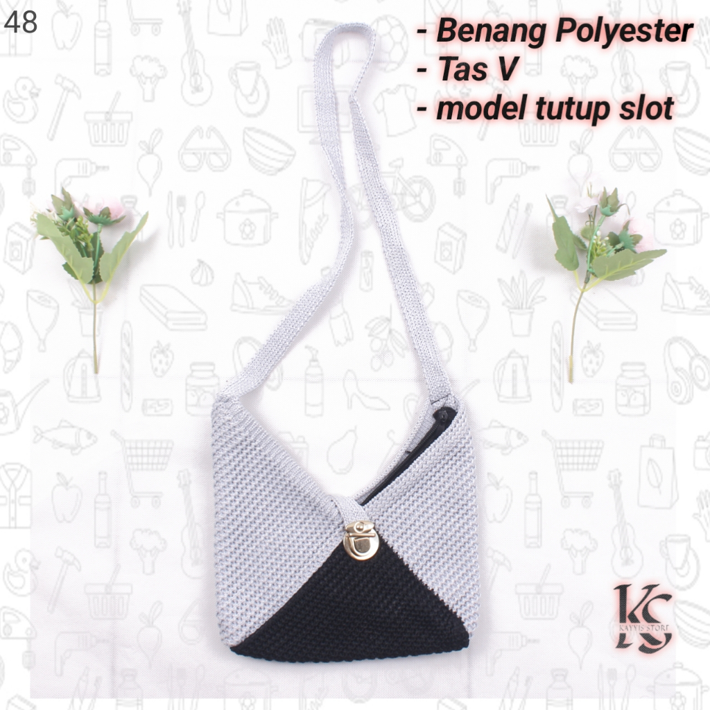 Tas Rajut Selempang Unik