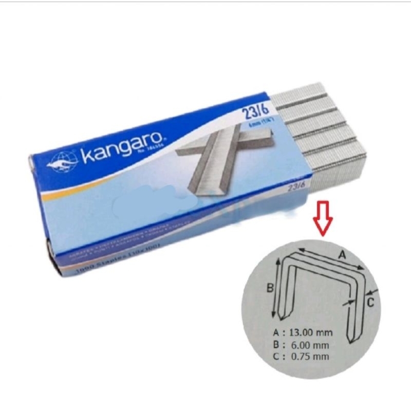 

Isi Necis / Staples Kangaro Besar no.24/6( No.3 )