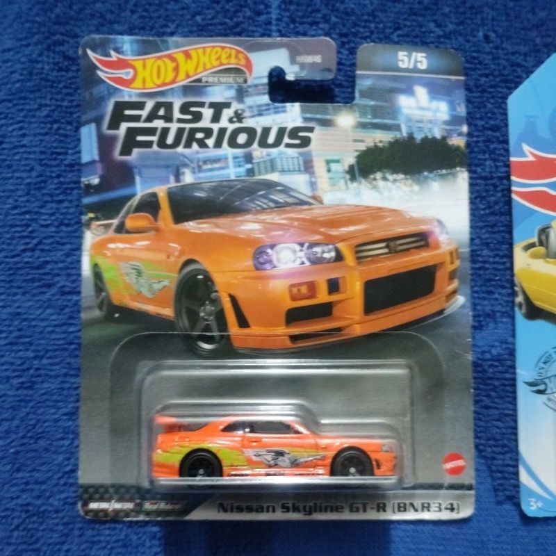 hot wheels fast and furious nissan skyline gtr bnr34