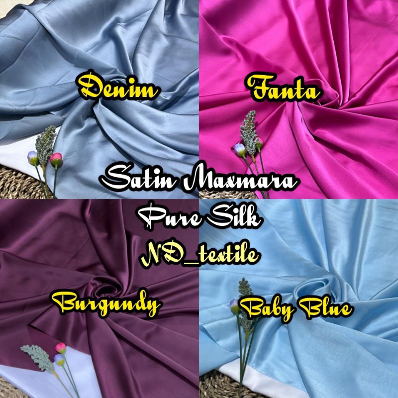 Kain MAXMARA PREMIUM/Satin Maxmara/Polos Maxmara