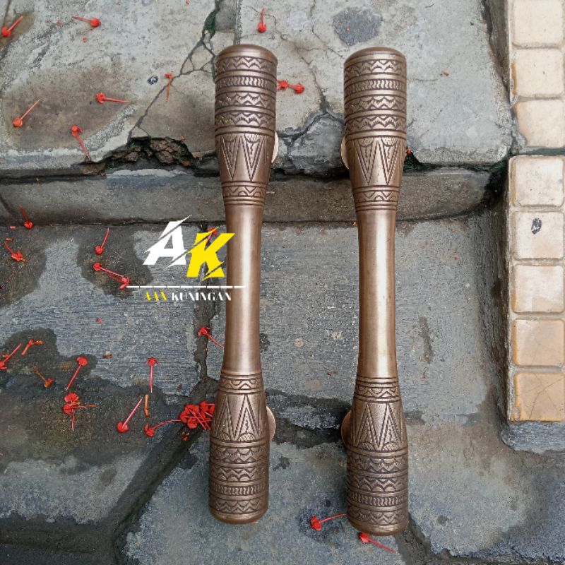 hendel Egypt Kuningan finishing antik ukuran 30 cm