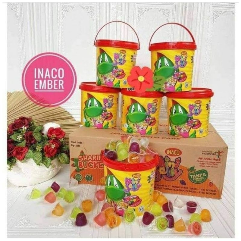 

inaco jelly bucket isi 50pcs | inaco ember