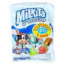 

PERMEN MILKITA ASSORTED MILK LOLLIPOP [40 PCS X 9GR] | MILKITA MILK LOLLIPOP EXTRA BESAR