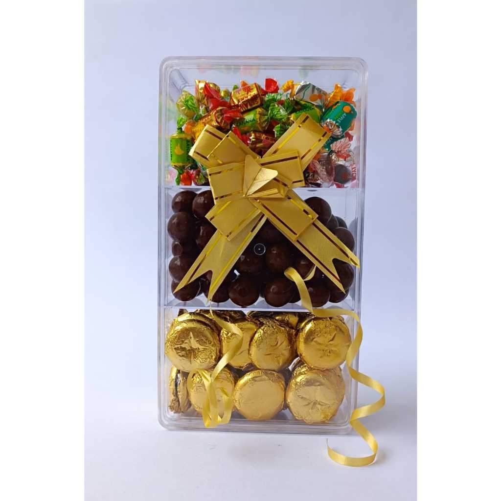 

Hampers Coklat sekat 3 + packing