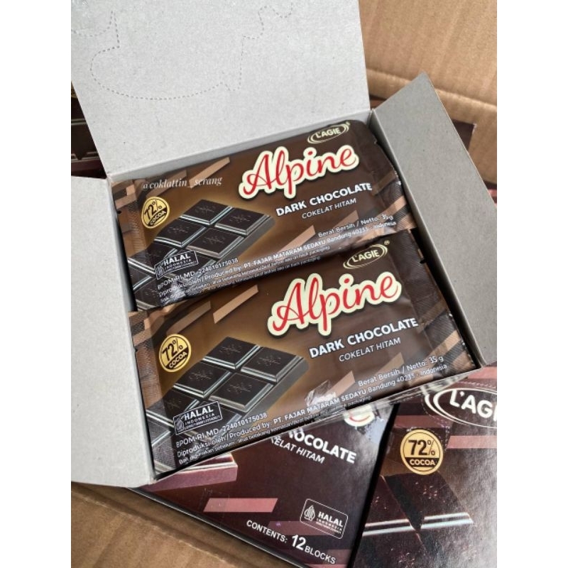 

Lagie Alpine dark chocolate 35g