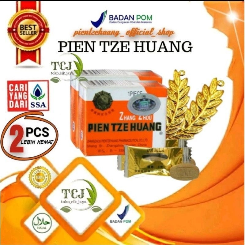 PIEN TZE HUANG ZHANG ZHOU SARAS SUBUR ABADI ASLI 100% PTH PIENTZEHUANG operasi hepatitis BINAHONG PH