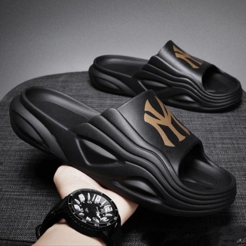 Sandal selop cowok/cewek motif NY terbaru sendal