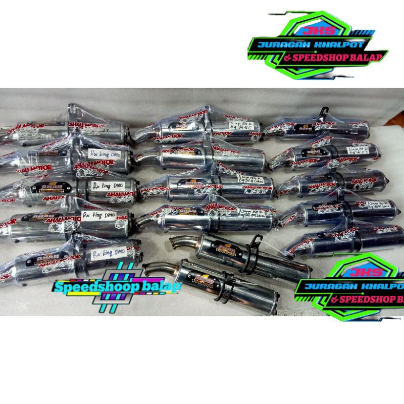 knalpot ahau 1 original ninja r rr ss rr zx rx king  rxz Knalpot