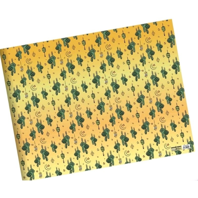 

KERTAS KADO SANSAN WAWA/SANWA LEBARAN/ IDUL FITRI KETUPAT SW5989