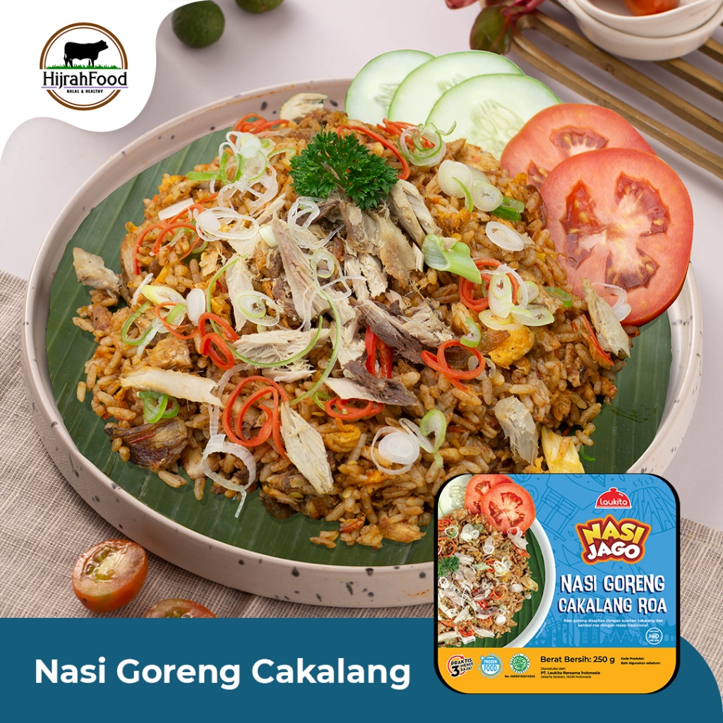 

Laukita Nasi Goreng Cakalang Roa Praktis Frozen Food Siap Saji Halal 250gr