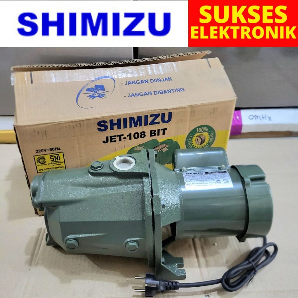 POMPA AIR SHIMIZU JET-108 BIT / POMPA SEMIJET AIR SEMI JET PUM 108