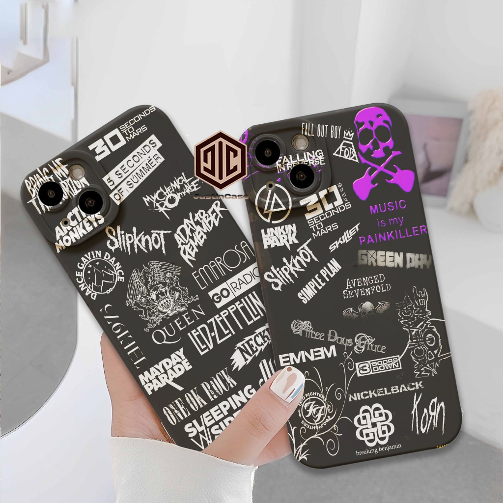 SOFTCASE UNTUK REALME C53 - C55 - C35 - C11 - C30 - C21Y - REALME 10 4G - SERIES STIKER BAND METAL -