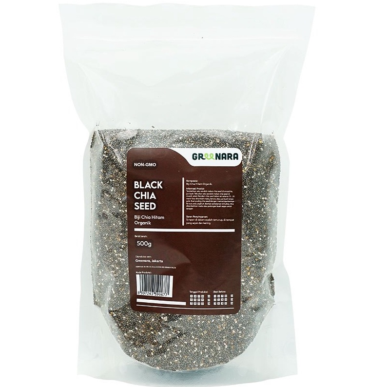 

Model Baru Biji Chia Hitam Organik 5gr Organic Black Chia Seed Z44