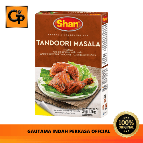 

BUMBU SIAP PAKAI SHAN SEASONING TANDOORI MASALA 50 G