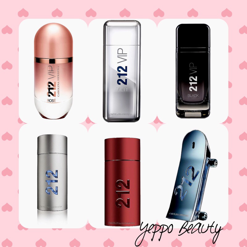 Parfum CH 212 Carolina Full Size | VIP Rose VIP Men Sexy Men VIP Black 212 Men Abu 212 Men Heroes - 