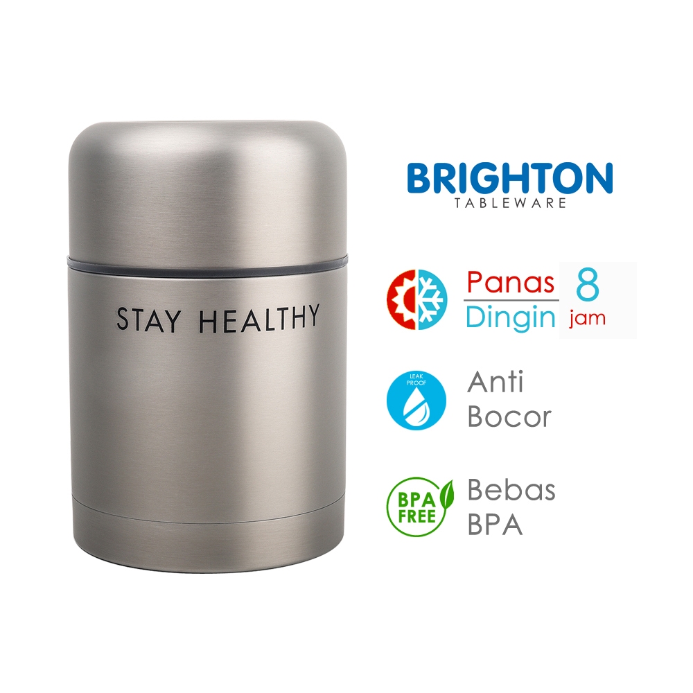 Brighton Termos Vacuum Food Jar Stainless Steel 600ml GMG8911