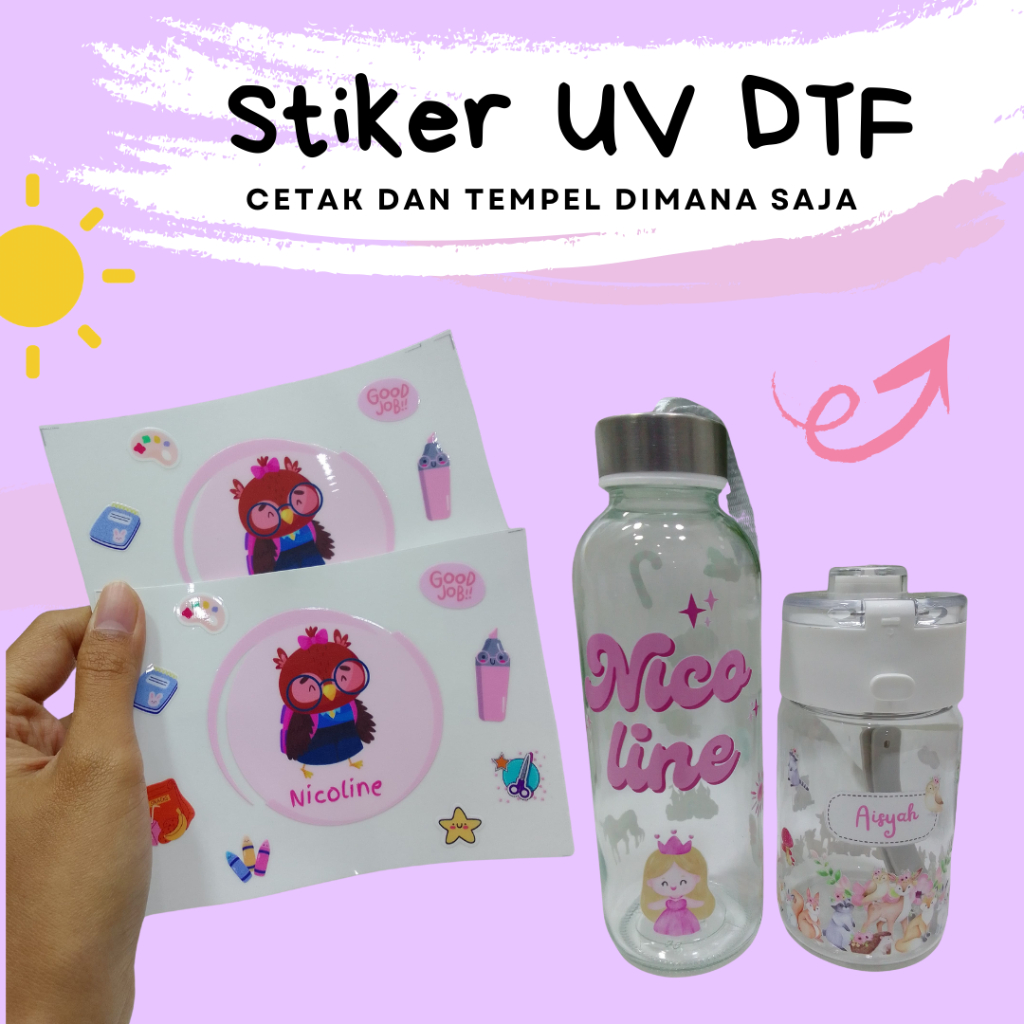 

Cetak Stiker DTF UV Decal Kering Stiker UV DTF Tumbler Stiker Pengganti Stiker Cutting