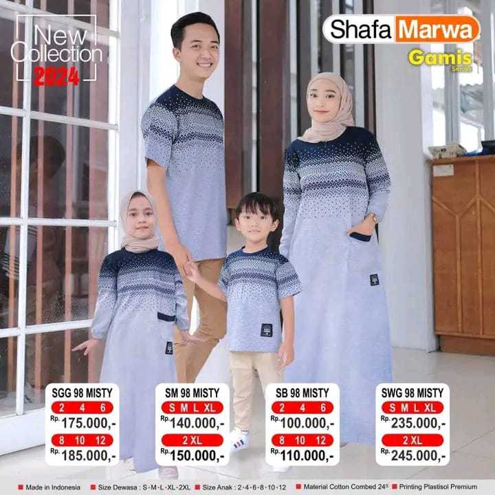 (TERBARU) SHAFA MARWA SERIES GAMIS KAOS 2024