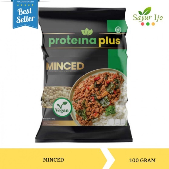 

Proteina Plus MINCED 100 Gram / Pack Fresh Daging Cincang Nabati VEGAN