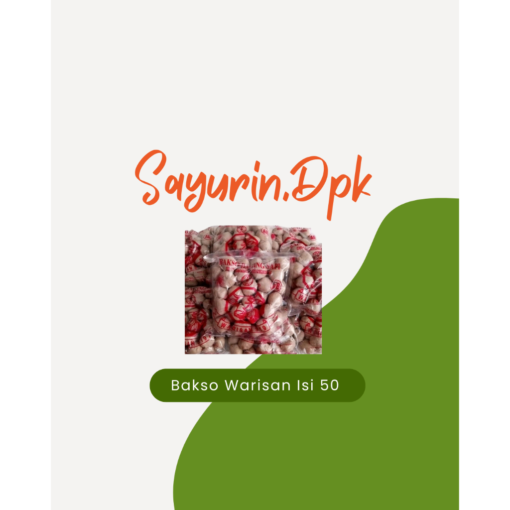 

Bakso Warisan isi 50