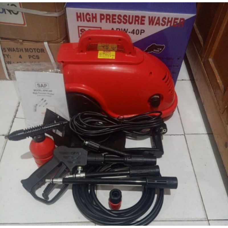 Mesin cuci steam listrik motor / mobil sap-40 jet cleaner listrik