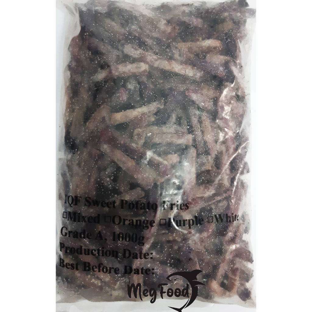 

Frozen Sweet Potato/Ubi Goreng Beku - Purple/Ungu - 1 Kg