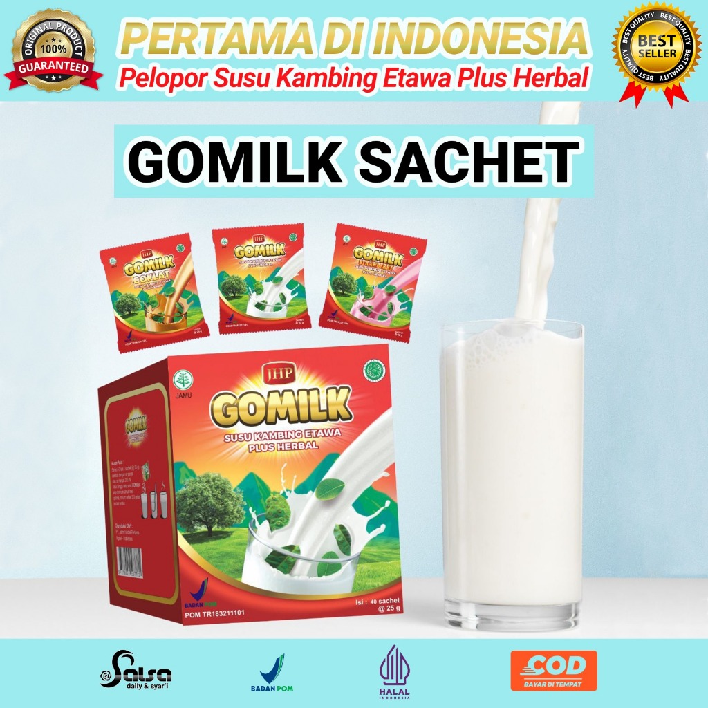 

GOMILK SACHET Susu Kambing Etawa Plus Herbal