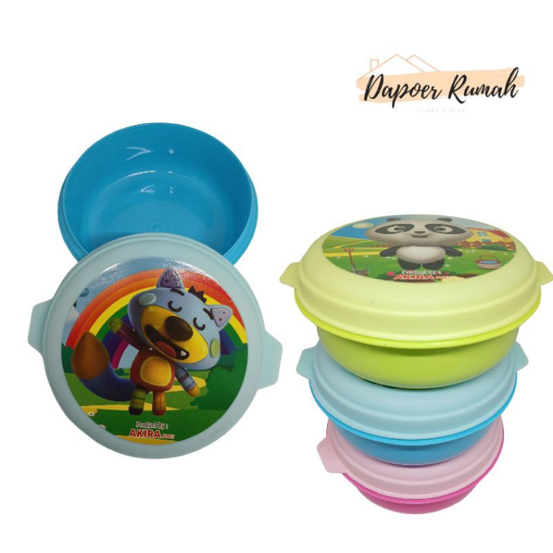 TEMPAT MAKAN / TEMPAT BEKAL / OMPRENG BULAT KARAKTER / KOTAK NASI