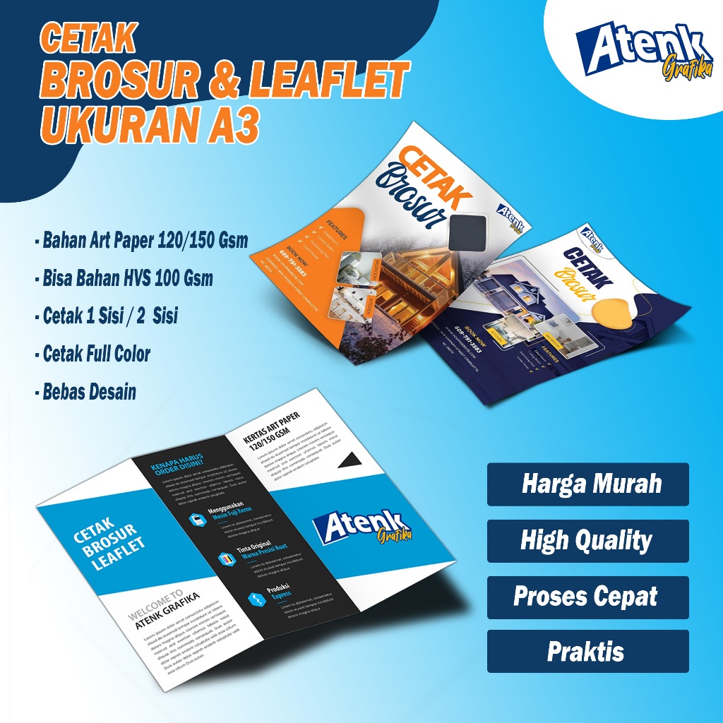 

Print Brosur | Cetak Brosur A3 Flyer A3 TAMPA MINIMAL ORDER