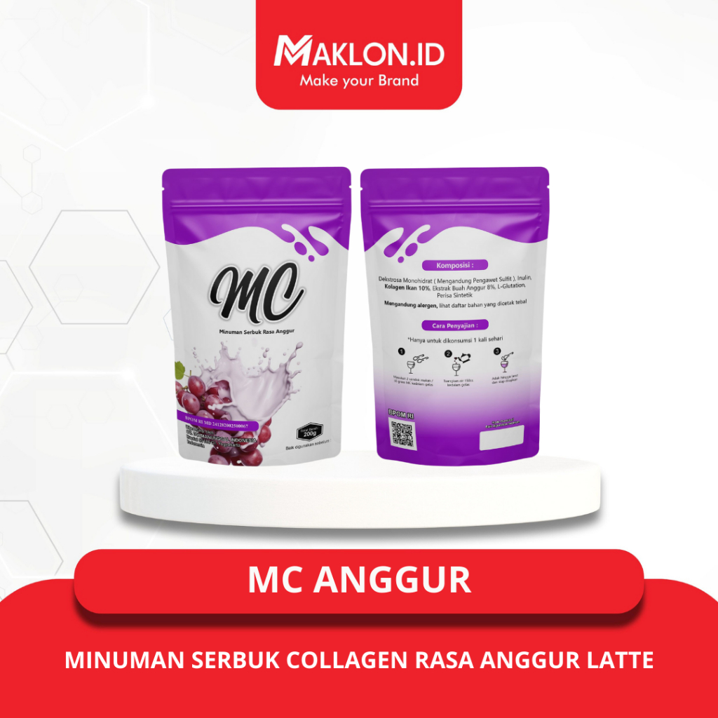 

MINUMAN COLLAGEN RASA ANGGUR LATTE KEMASAN 200 GRAM