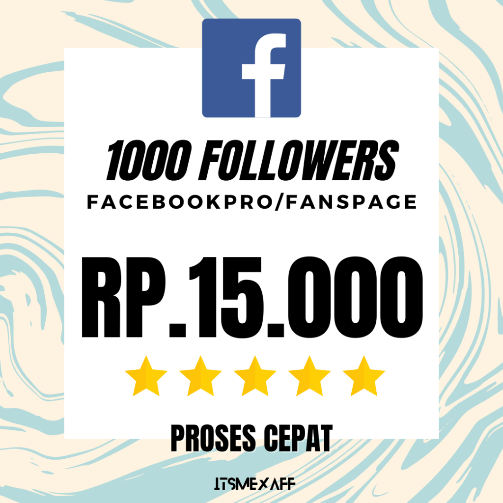 FOLLOWERS FACEBOOK PRO/FANSPAGE TERMURAH SEINDONESIA