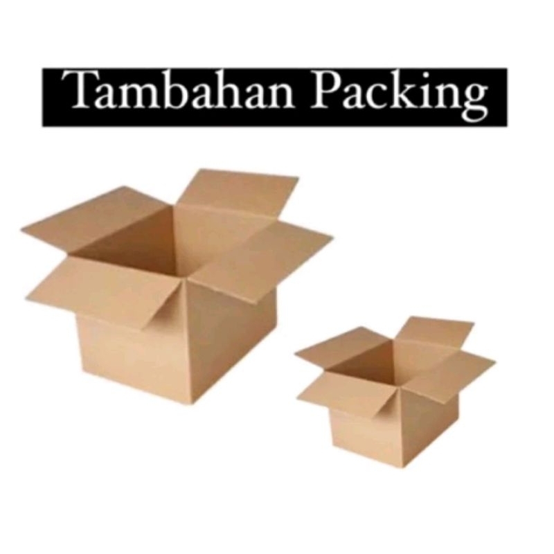 

tambahan packing kardus (wajib co jika pembelian di bawah 5 barang)