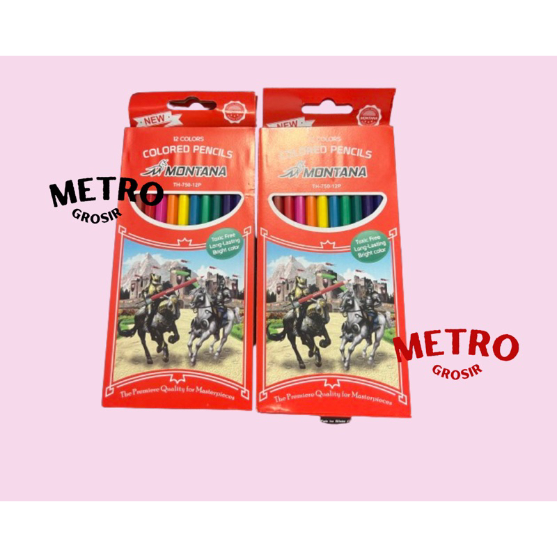 

Montana -Pensil Warna Panjang - Colored Pencil - Isi 12 Warna