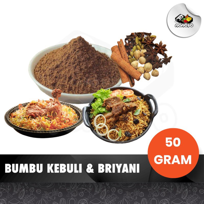 

Bumbu Instan Praktis Kebuli Briyani Biryani Masakan Arab India Timur Tengah