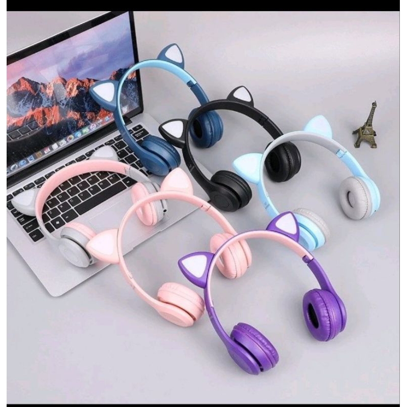 Headset Bluetooth Bando Kucing