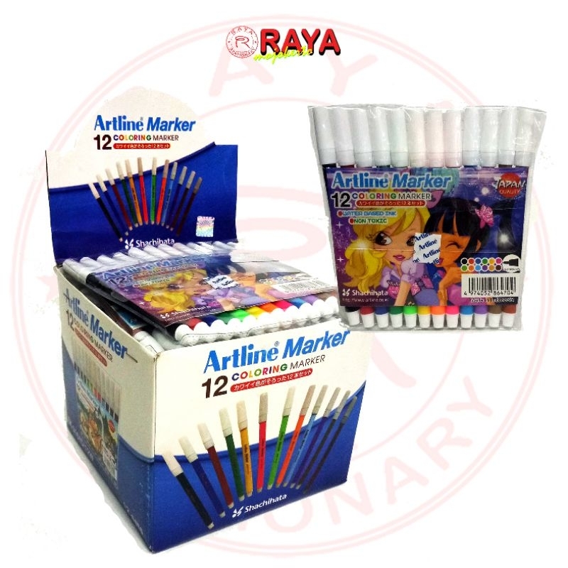 

Spidol Kecil Artline 12 Warna