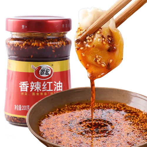 

Sichuan Cuihong Spicy Chili Oil/Saus Cabe Pedas 200gr