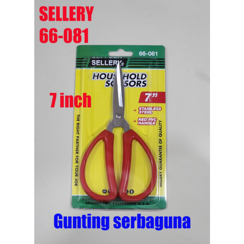 

sellery 66-081 gunting serbaguna 7 inch scissor kertas kain dus 7