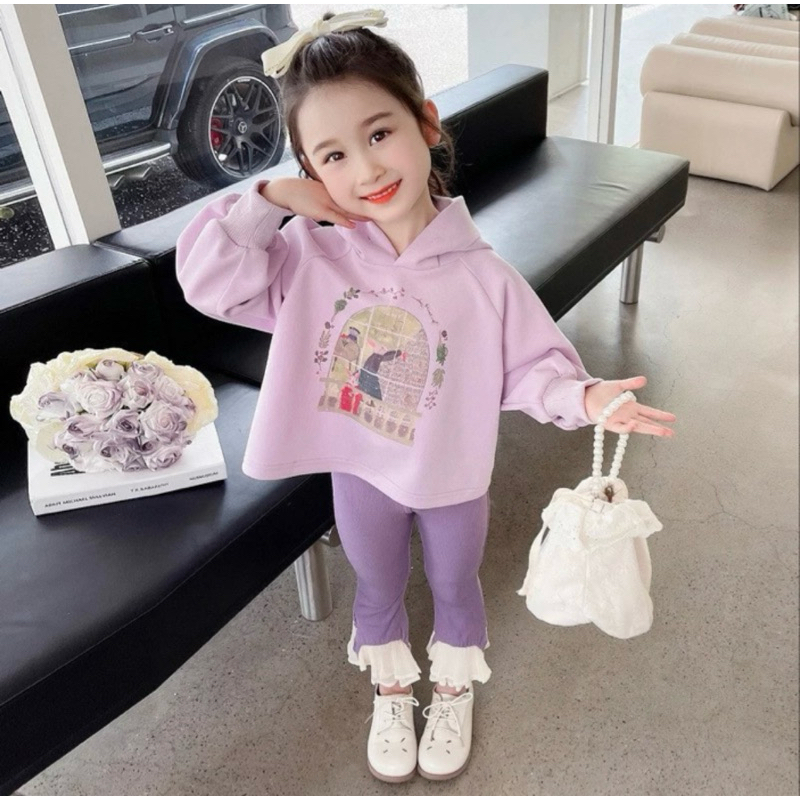 SET JANGKET TEBAL CELANA KNIT CUTBRAY