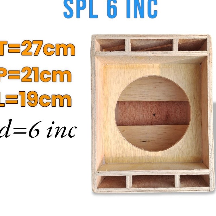 ART D16E Box speaker SPL 6 inc 5inc 4 inc bahan triplek 9mm