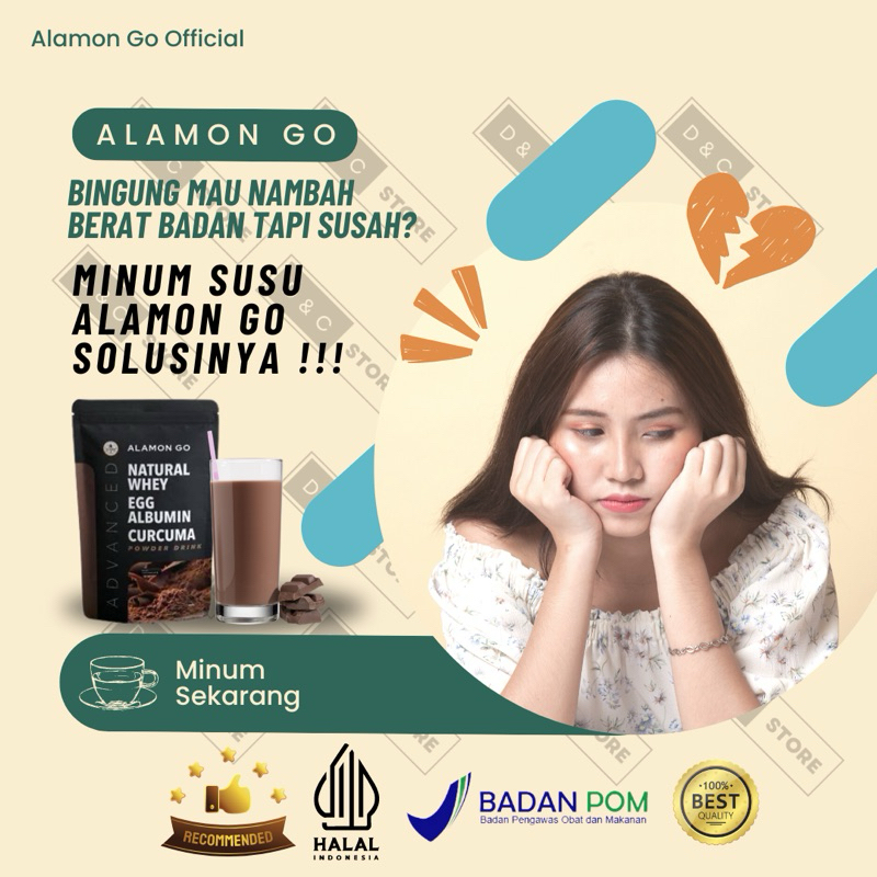 

SUSU ALAMON GO susu penggemuk badan Original