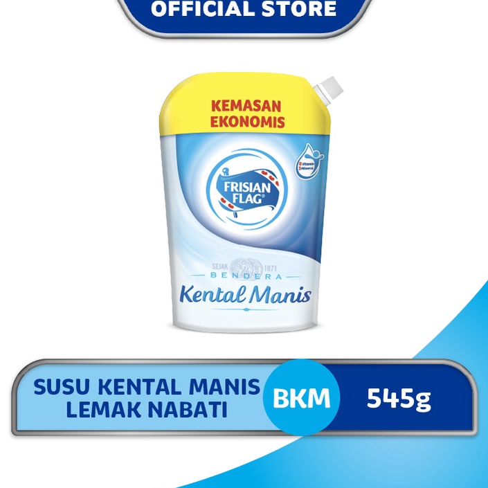 

Ready Stock Frisian Flag Bendera Kental Manis Pouch 545gr N74