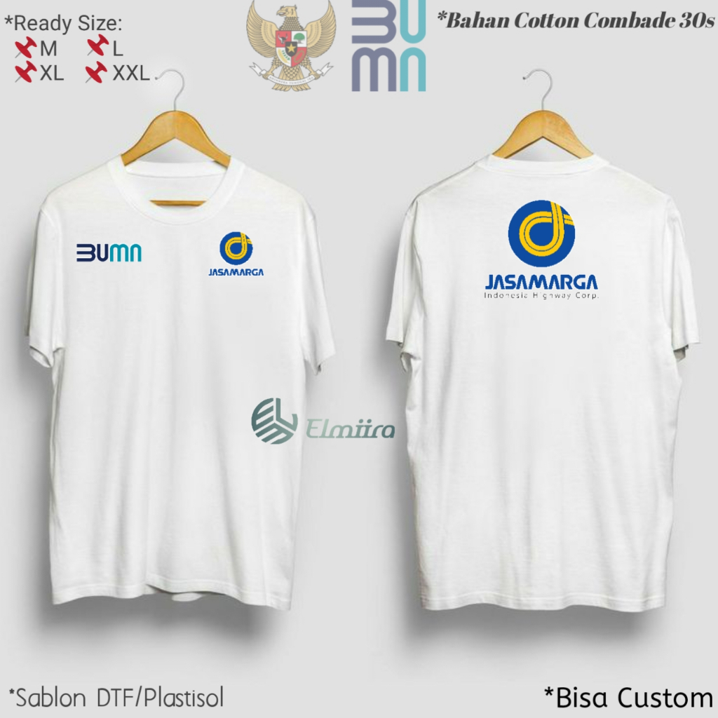 Kaos Jasa Marga Bumn Kaos Custom Sablon