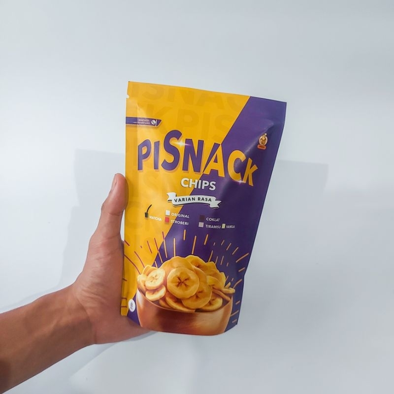 

TERMURAH - 120 GR - PISNACK KERIPIK PISANG RASA STRAWBERRY