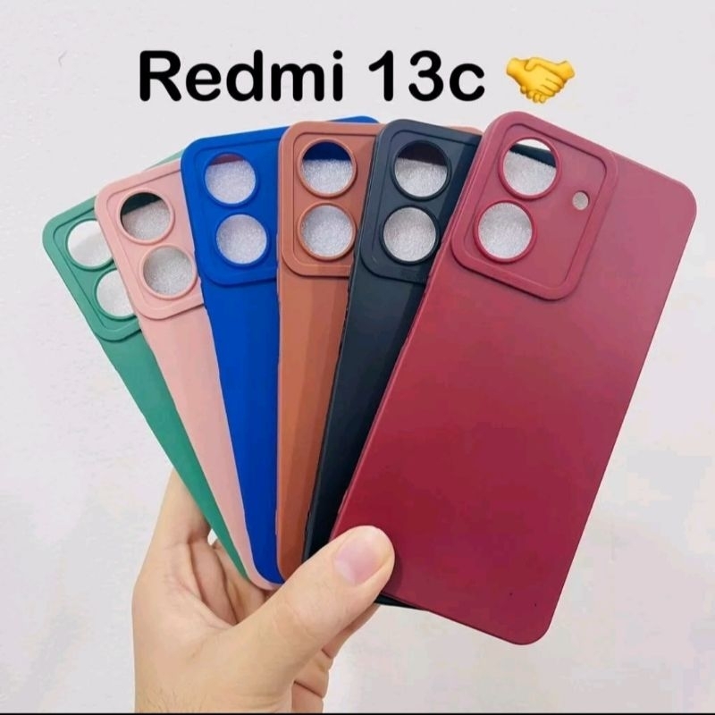 Case Pro Camera Redmi 13C / Redmi 12C / Redmi 10C Soft case Makaron