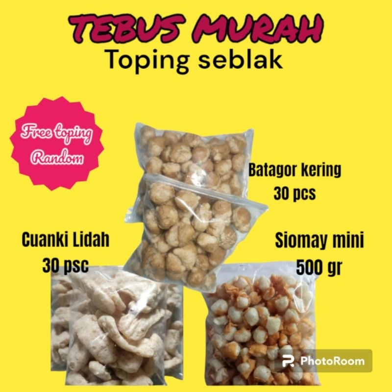 

PAKET HEMAT TOPING SEBLAK