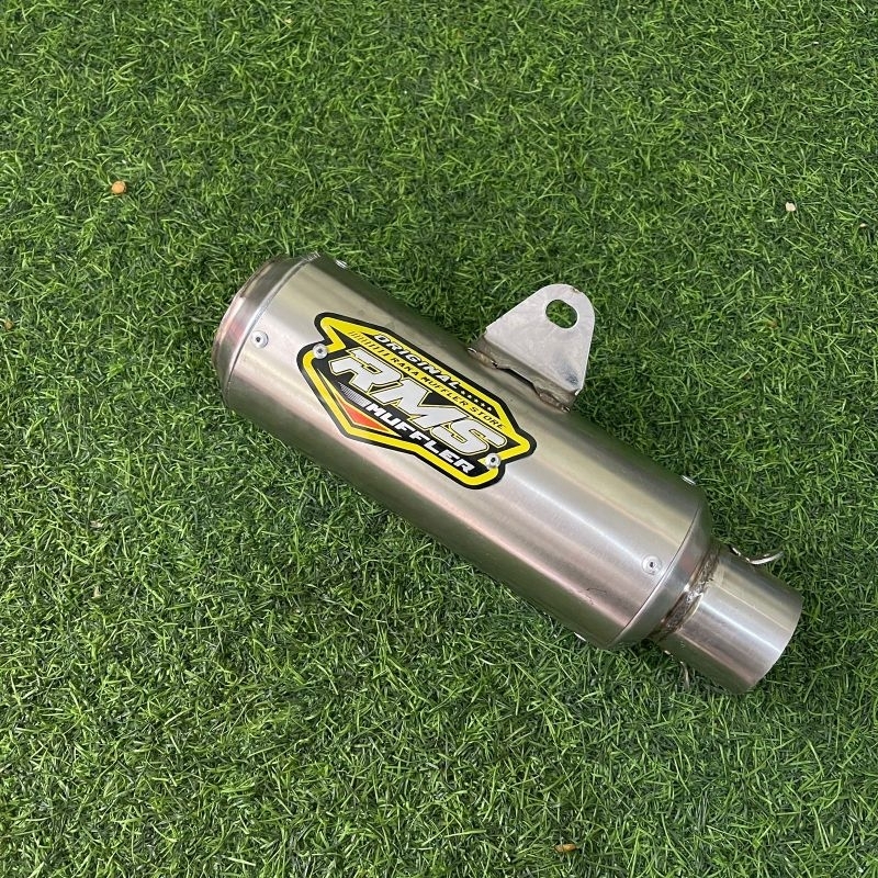 slincer Knalpot RMS Muffler Original type gp1 sarangan seperempat dan setengah full