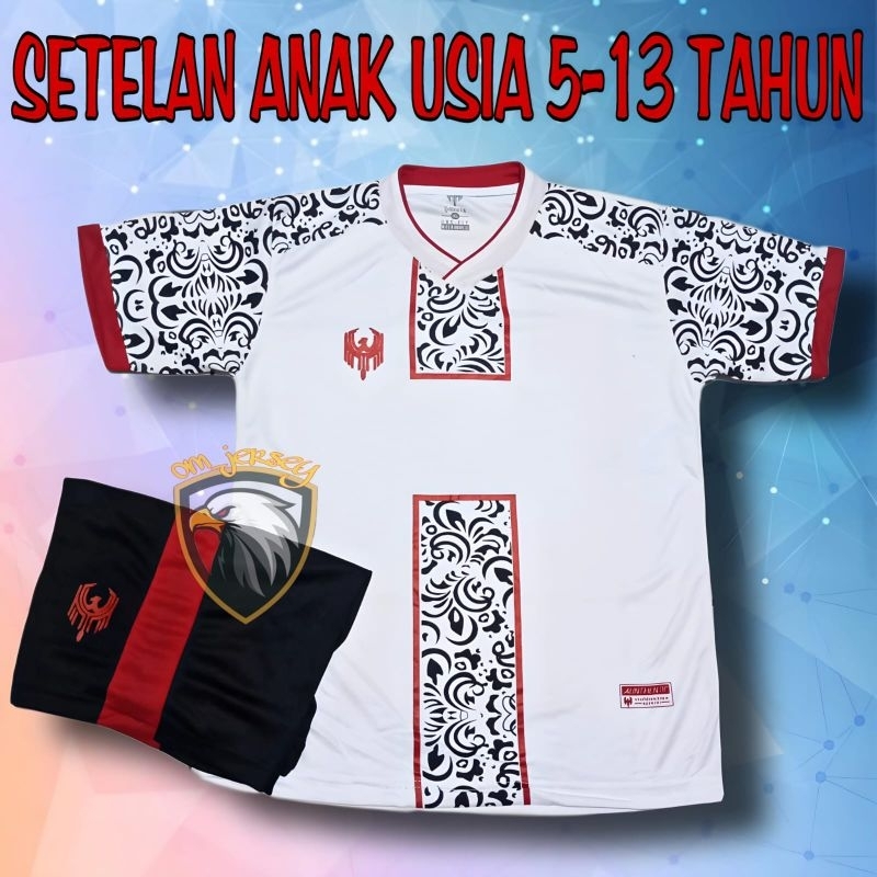 Baju Bola Anak Usia 5-13 Tahun Setelan Jersey Bola Futsal Volley Dryfit Premium Menyerap Keringat Ba