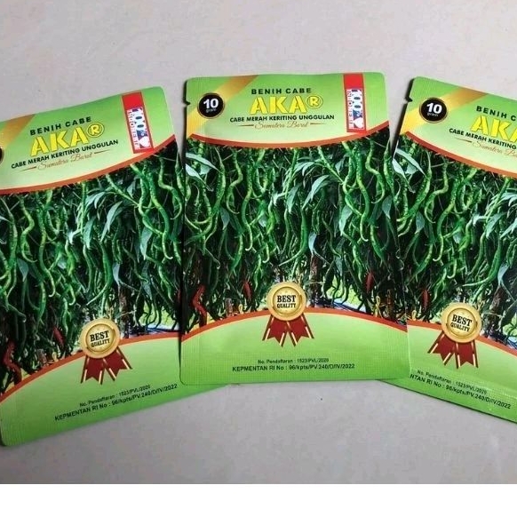 Benih Cabe Akar Lokal Sumatra barat 10g Original Tahan virus